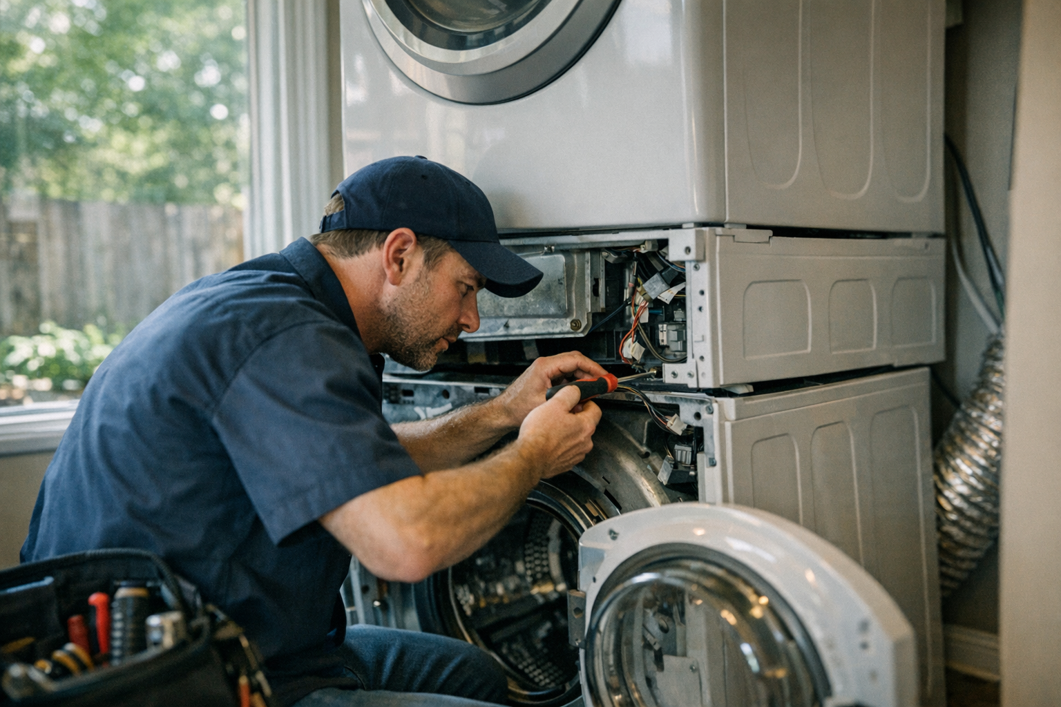 Stackable Washer and Dryer Repair in Johns Creek